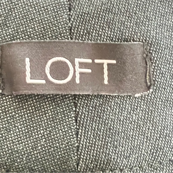 LOFT Slim Greenish Grey Straight Leg Women's Trousers Dress Pants Size 2 - Picture 10 of 13